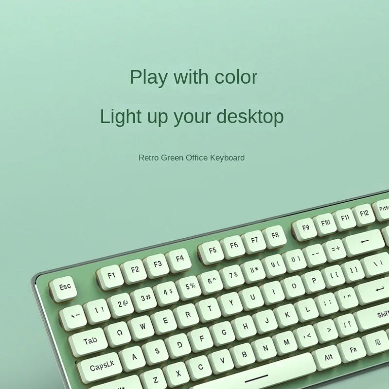 

Mechanical Feel, Silent Wireless Keyboard, Desktop Laptop, E-sports Games, Office Backlit Keyboard, Convenient And Efficient, Es