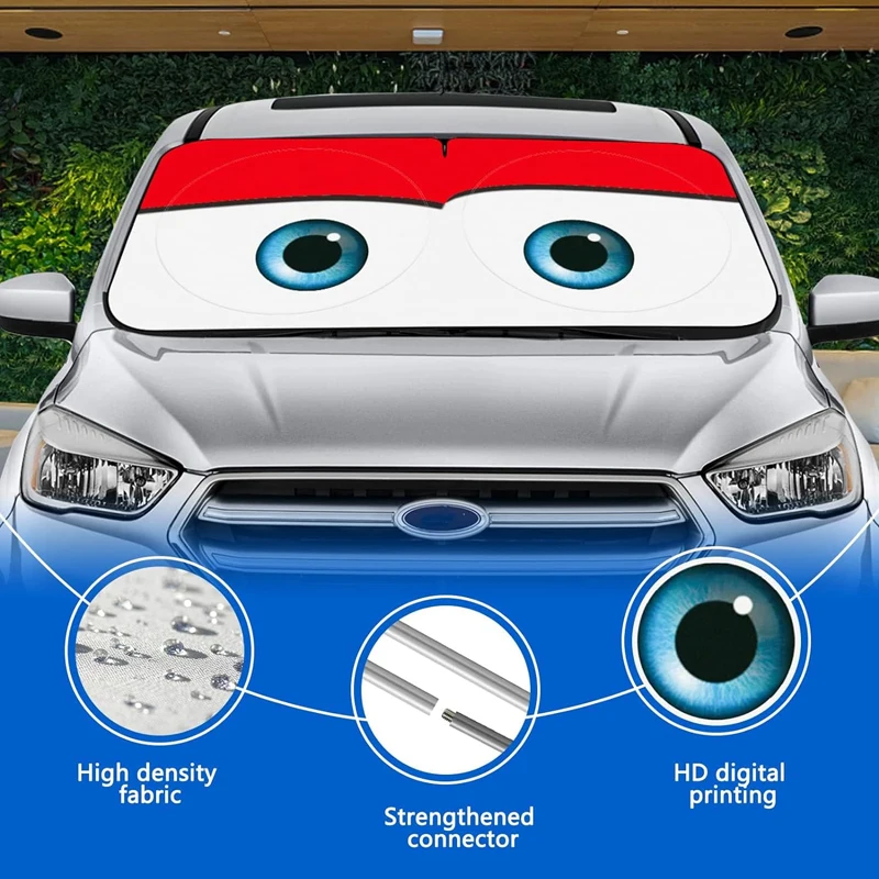 Car SunShade Car Front Windshield Protector Foldable UV Resistant Sunshade Cover Summer Sun Against Ultraviolet Auto Accessories