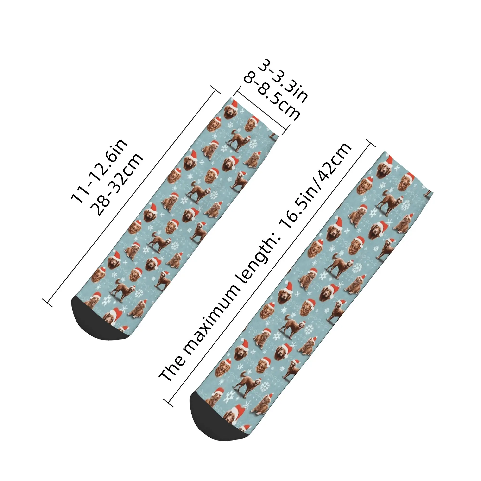 عيد الميلاد نوفا سكوتيا بطة Tolling المسترد الكلب الكاحل الجوارب عدم الانزلاق جودة لينة الجري الجوارب للزوجين الربيع جورب #5