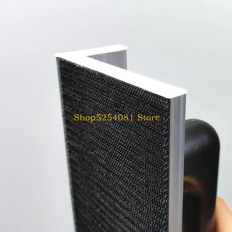 AXYC 90 Degree Corner-Shaped Sanding Block with Raised Grip and Adhesive Abrasive Contact Areas for Interior Corners, Furniture