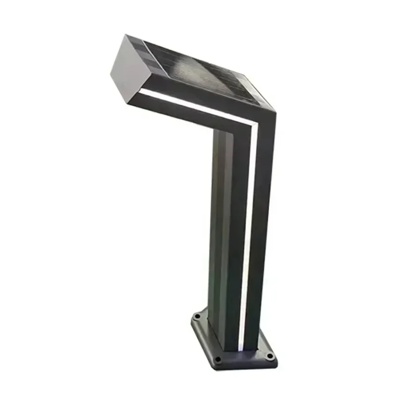 High Quality Ip65 Backyard Bollard Landscape Pathway Garden Led 80CM Outdoor Solar Lawn Lamps