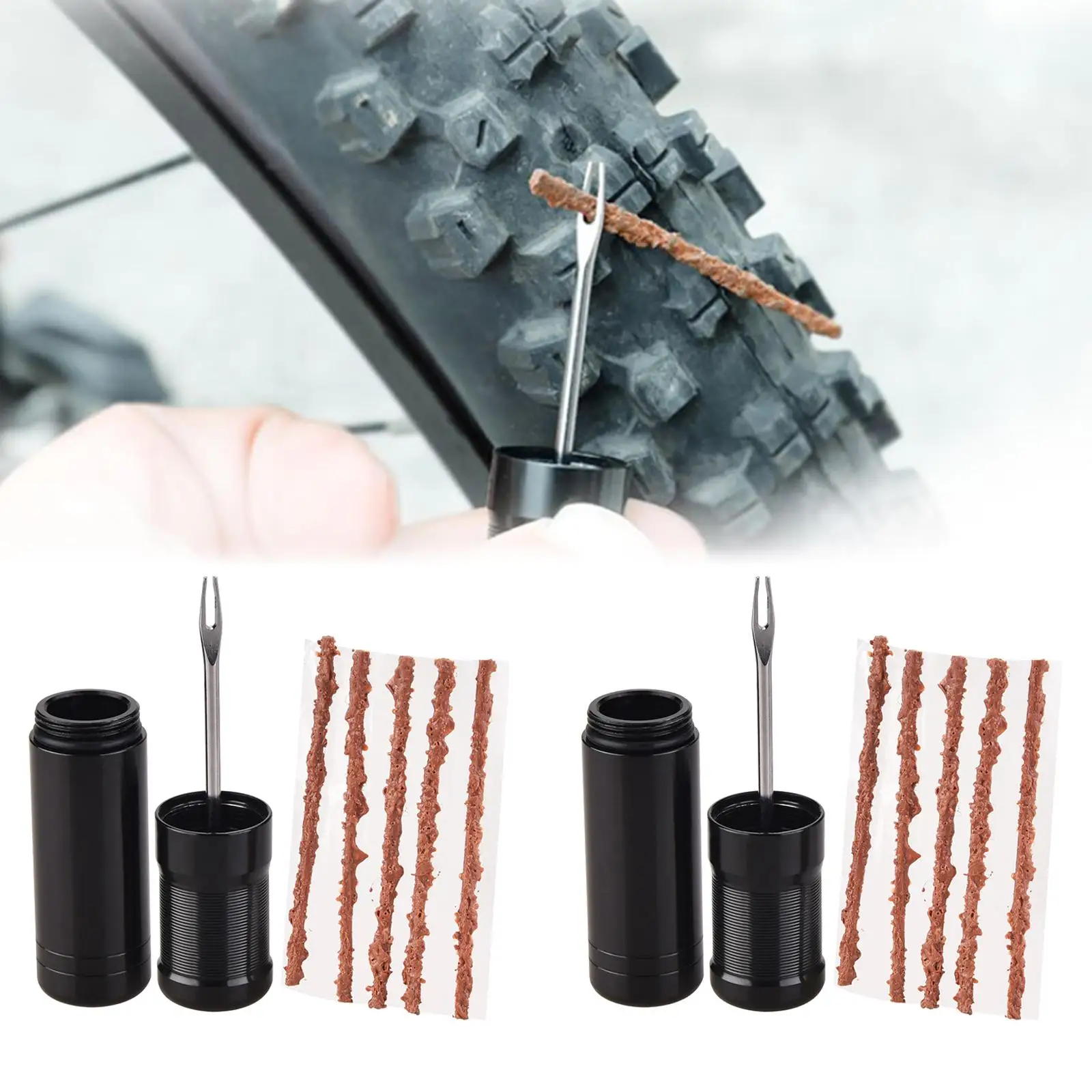 Tubeless Bike Tire Repair Kit Plugs Tool Fit for Mountain Bike MTB Bike