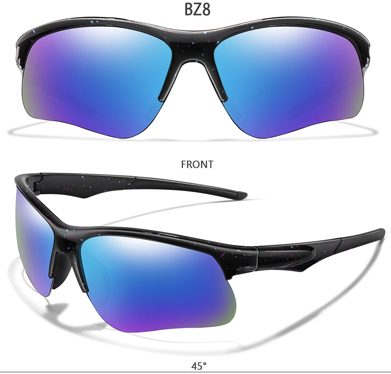 Mode Radfahren Sonnenbrillen für Männer und Frauen Sport Fahrrad Outdoor MTB Fahrrad Brillen Camping Wandern Schutzbrillen UV400 – Detail 11