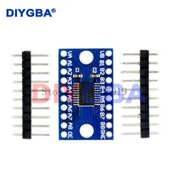 10pcs/lot 3.3V 5V TXS0108E module 8 Channel Logic Level Converter Convert TTL Bi-directional Mutual Convert