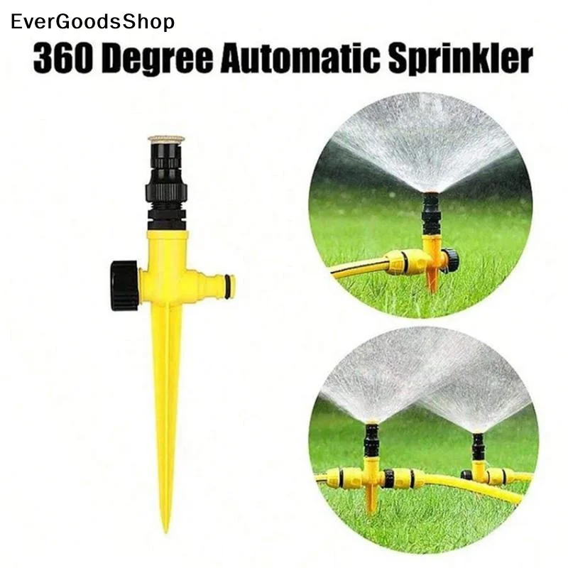 NewAdjustable Ground Insert Sprinkler Set Leak Proof Uniform Spray For Lawn Garden Plant Watering