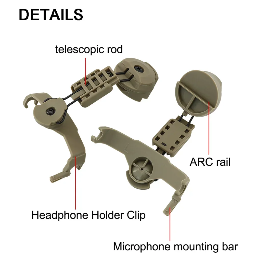 tac sky capacete tatico arco ops core adaptador de trilho para comtac ii iii capacetes de tiro tatico novos montagens ts 01