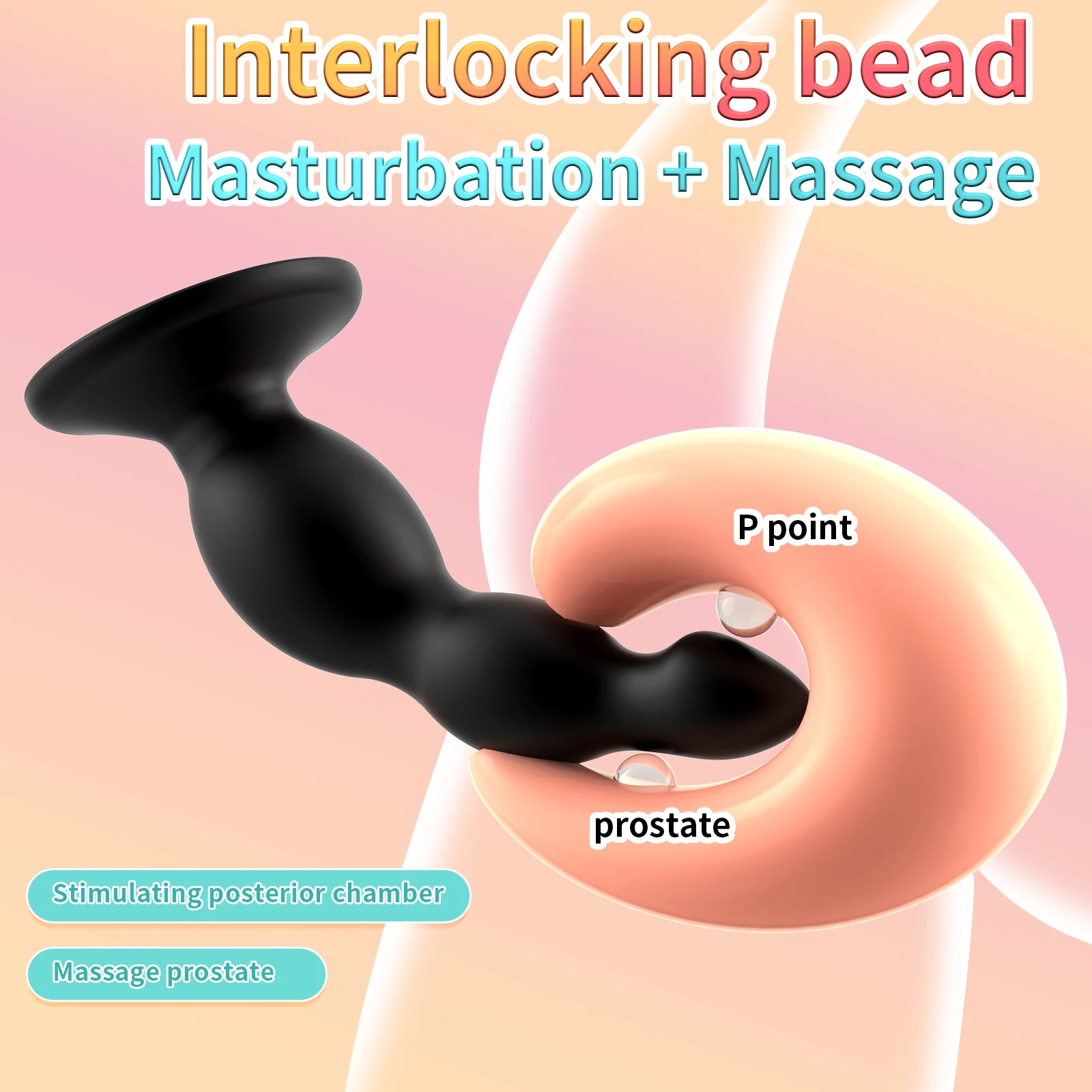 3 Size Dildo Anal Plug with Strong Suction Cup Butt Plug Ass Anus Trainer /Dilation /Expand Sex Toys For Women Men Masturbation view 4