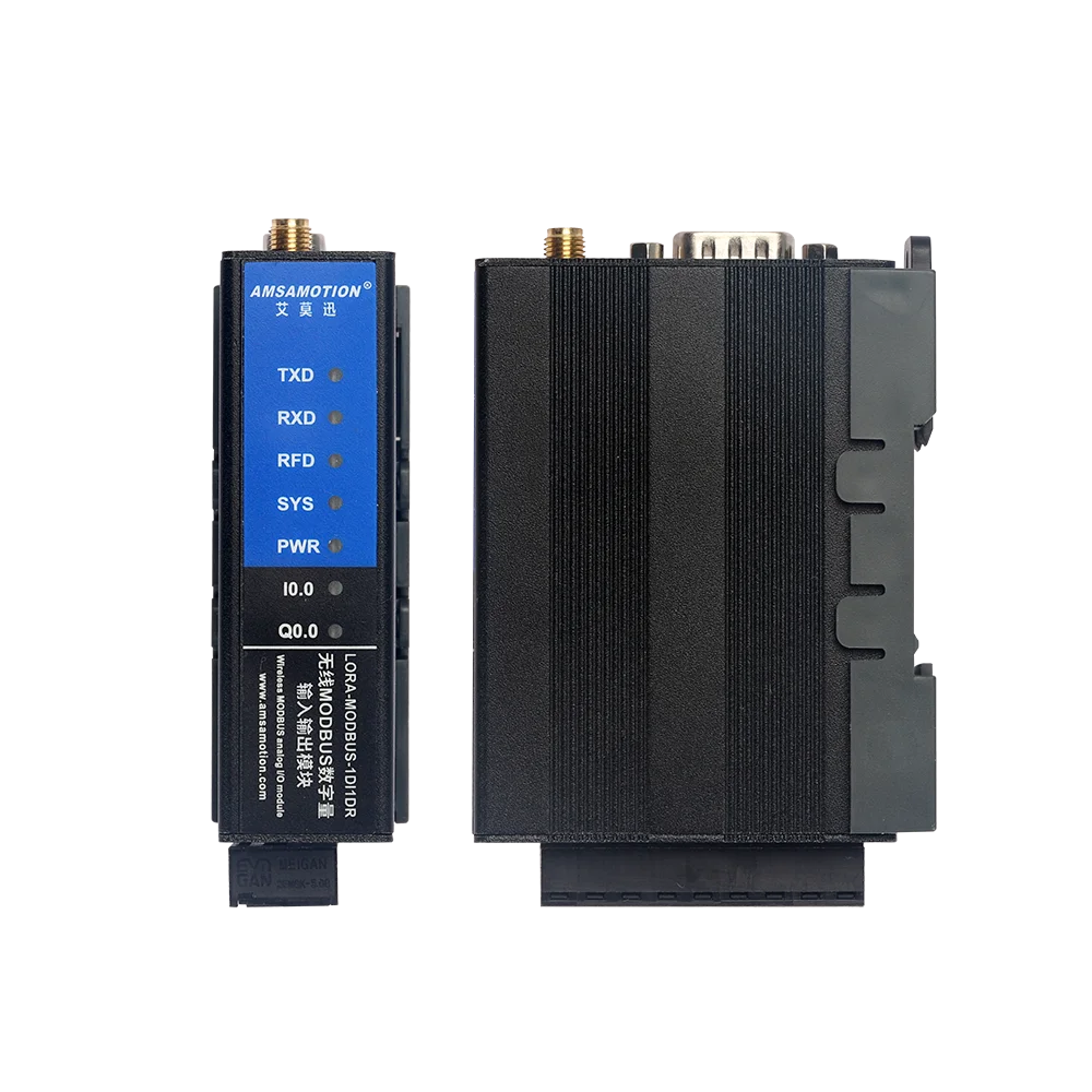 LORA-MODBUS-1DI1DR Modulo wireless LORA Telecomando Trasmissione trasparente Protocollo MODUBUS RTU Ingresso digitale Uscita relè