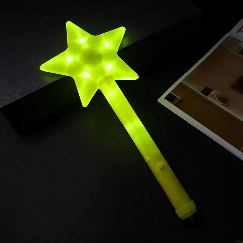 Verlichte toverstokken gloeiende led verlichte toverstokken met 3 flitsende Star flitsende sticks inbegrepen