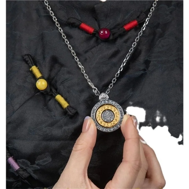 

Ethnic Style Twelve Zodiac Aniaml Safety Buckle Pendant Men Jewelry Retro Yellow Jambhala Necklace Male Choker Accessories
