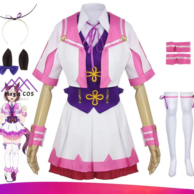 Game Pretty Derrbyy Photo-Ready Special Week Oguri Cap Silence Suzuka Halloween Party Essential Cosplay Costume Lolita Dress