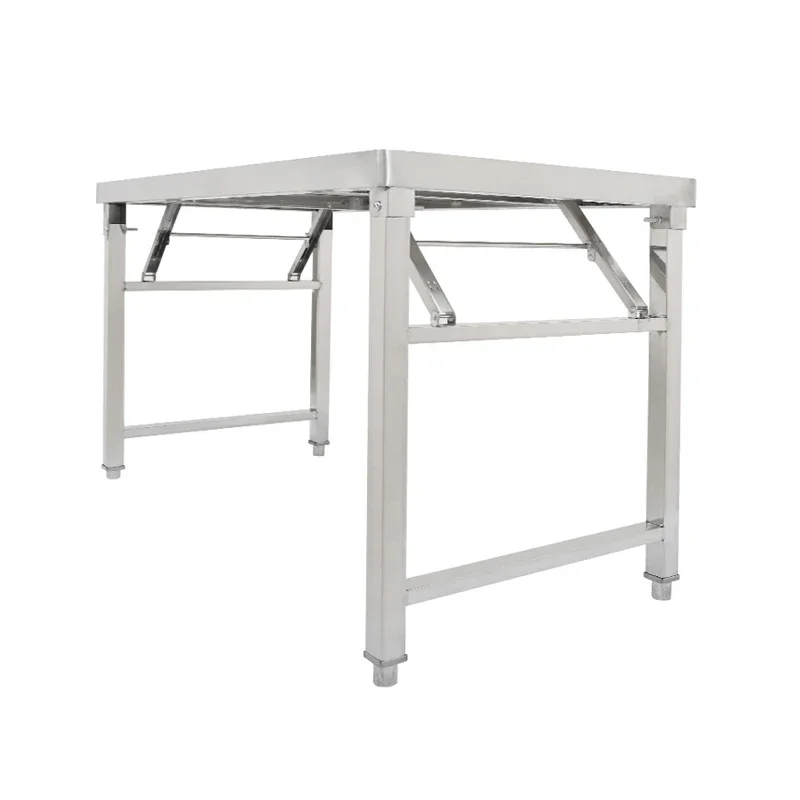 foldable commercial stainless steel kitchen work tables have items in stock