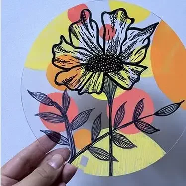 50 قطعة 5 سنتيمتر مروحة فارغة شفافة صغيرة الطفل الاطفال DIY بها بنفسك الفن مروحة حفل زفاف عيد ميلاد المفضلة اليدوية صديقة صديقها هدية #4