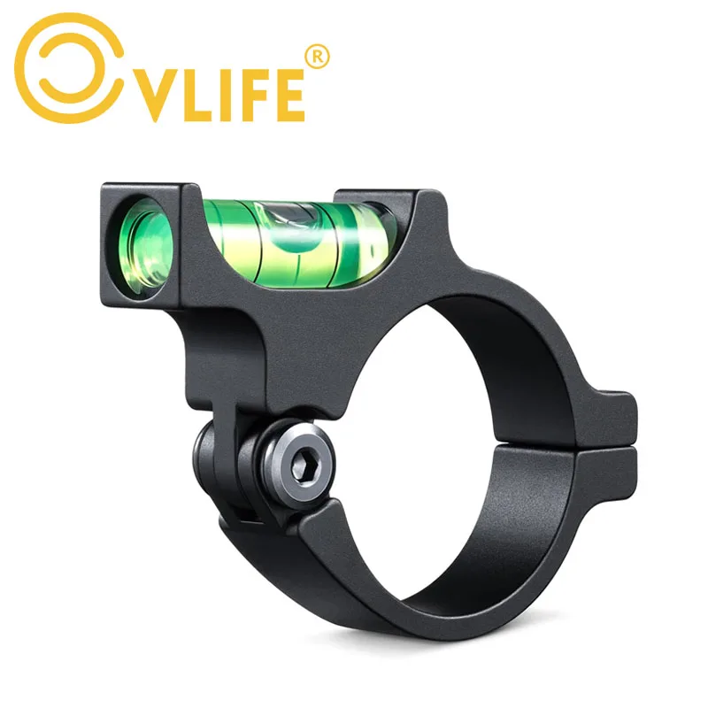 

CVLIFE Heavy-Duty Aluminum Scope Level 30MM Tube Precision Anti-Cant Bubbler for Outdoor Activities - Scope Leveling Kit