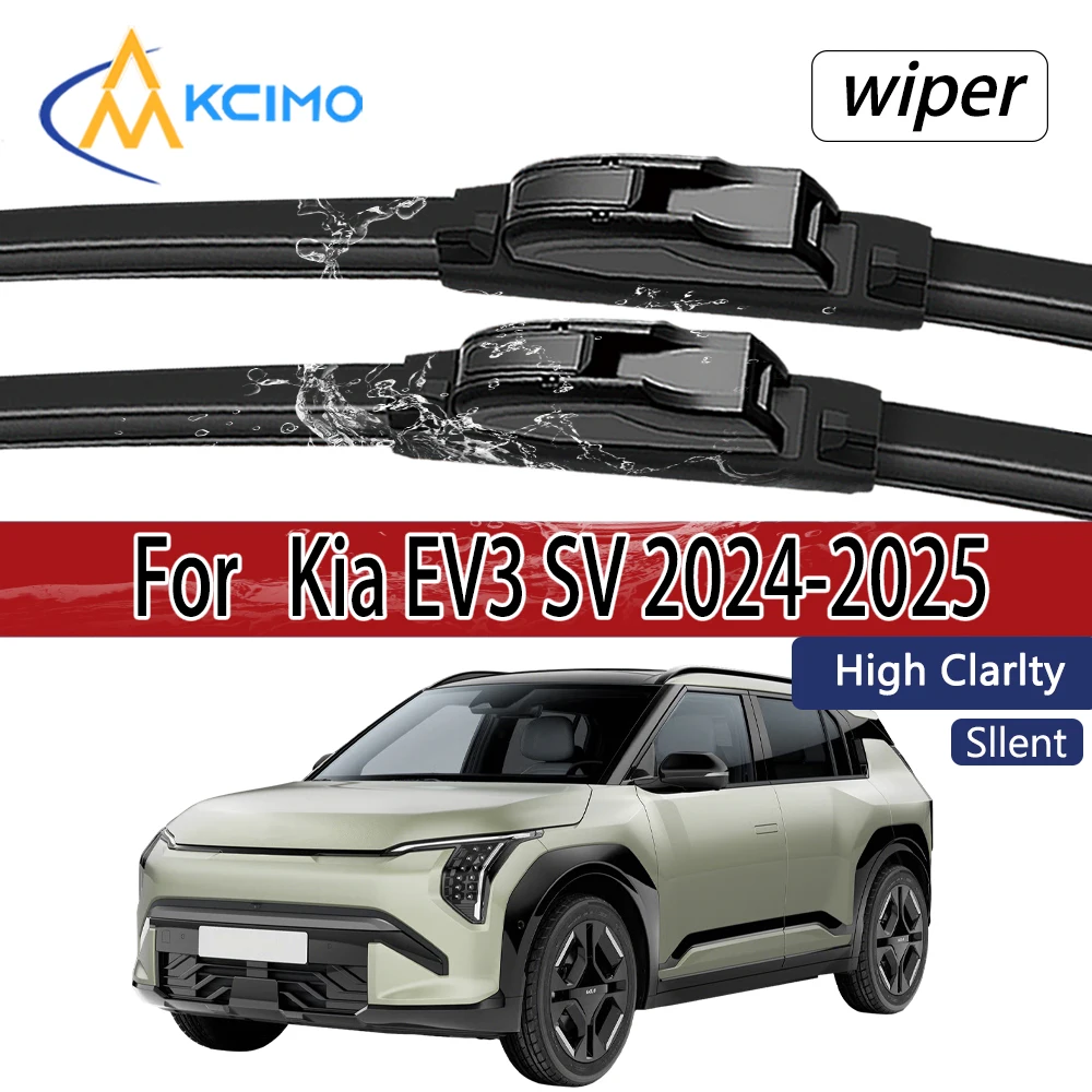 

For Kia EV3 SV 2024-2025 Front Windshield Wiper Blades 2pcs Windscreen Window Accessories