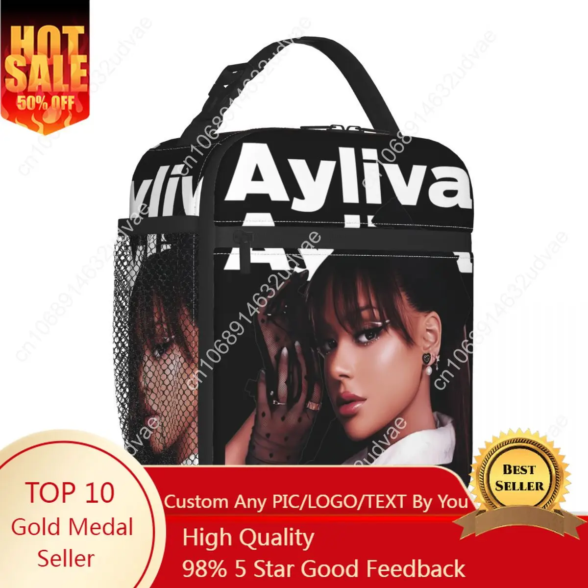 

Ayliva In Liebe Tour 2024 Concert Merch Insulated Lunch Bag For Travel Food Box Portable Thermal Cooler Lunch Box