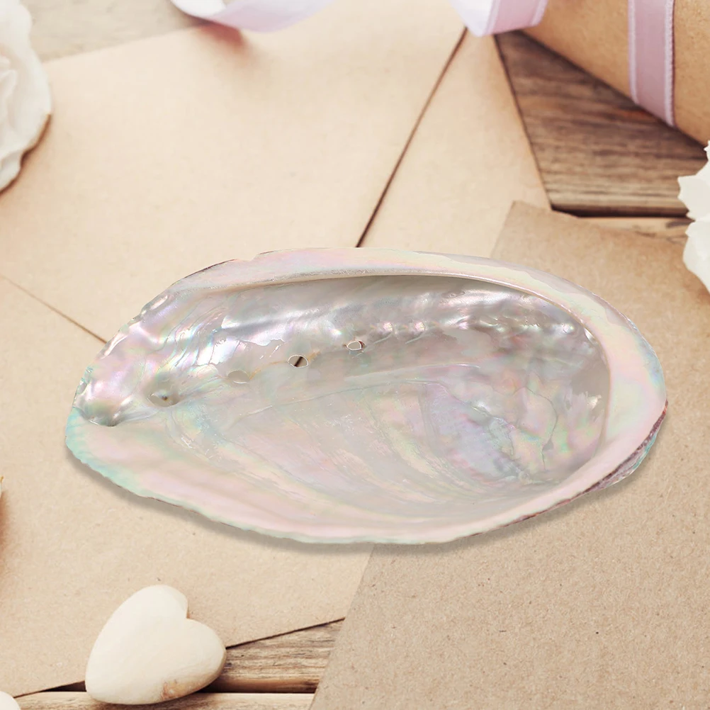 

Aromatherapy Stand 11 12cm Abalone Shell Natural Container Holder Burner Tray Humidifier Case Shells Decor Fish Tank Home Desk