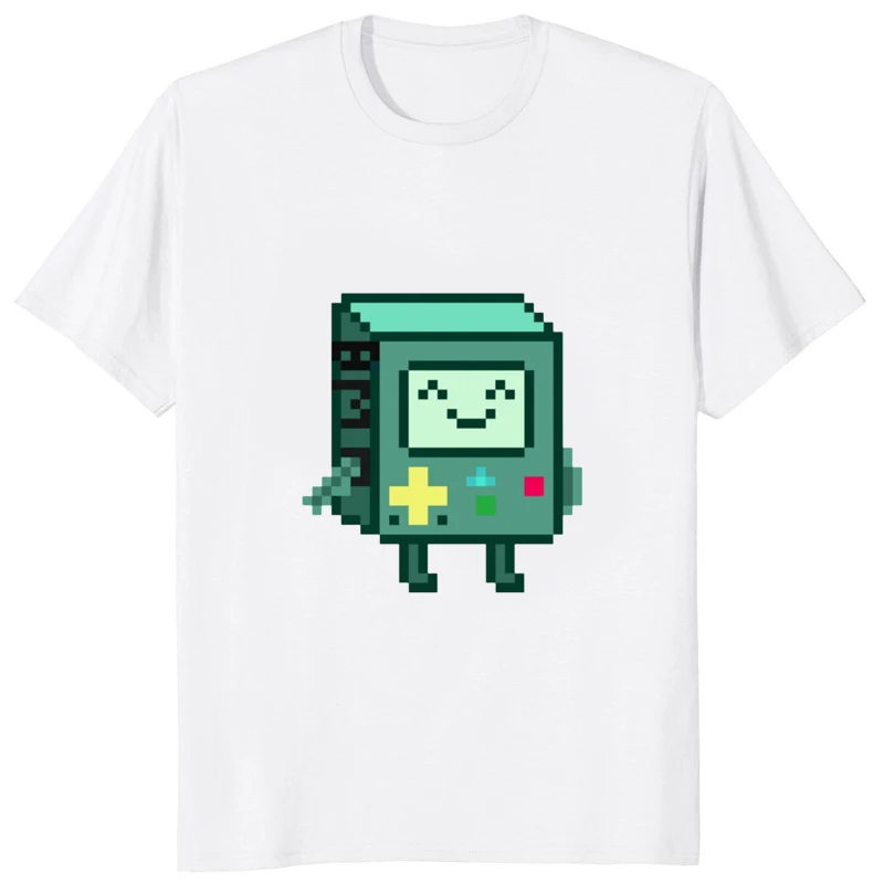 Humor Cartoon Printed Adventure Time Graphic Man T Shirt Casual Streetwear Fashion Loose Women Tops Comfortable Breathable Tees