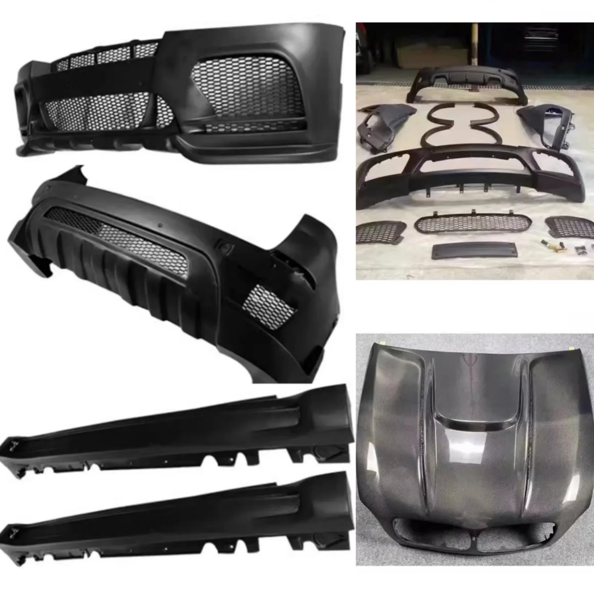New Style Front Rear Bumper Side Skirt Grille Assembly for BMW X5 E70 E71 09-13 Convert Body Kit Car Accessories