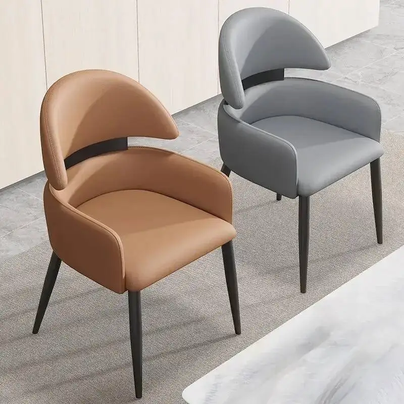 

Sillas Designer Recliner Wood Dining Chairs Vintage Lazy Wedding Vanity Balcony Luxury Dining Chairs Home Bedroom Furniture