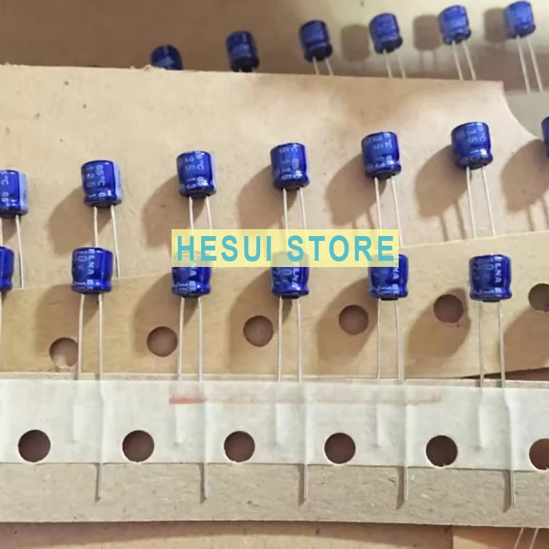 10PcsELNA Ina imported audio capacitor 10V22UF 5X5 RC3 blue robe for 22UF 6.3V