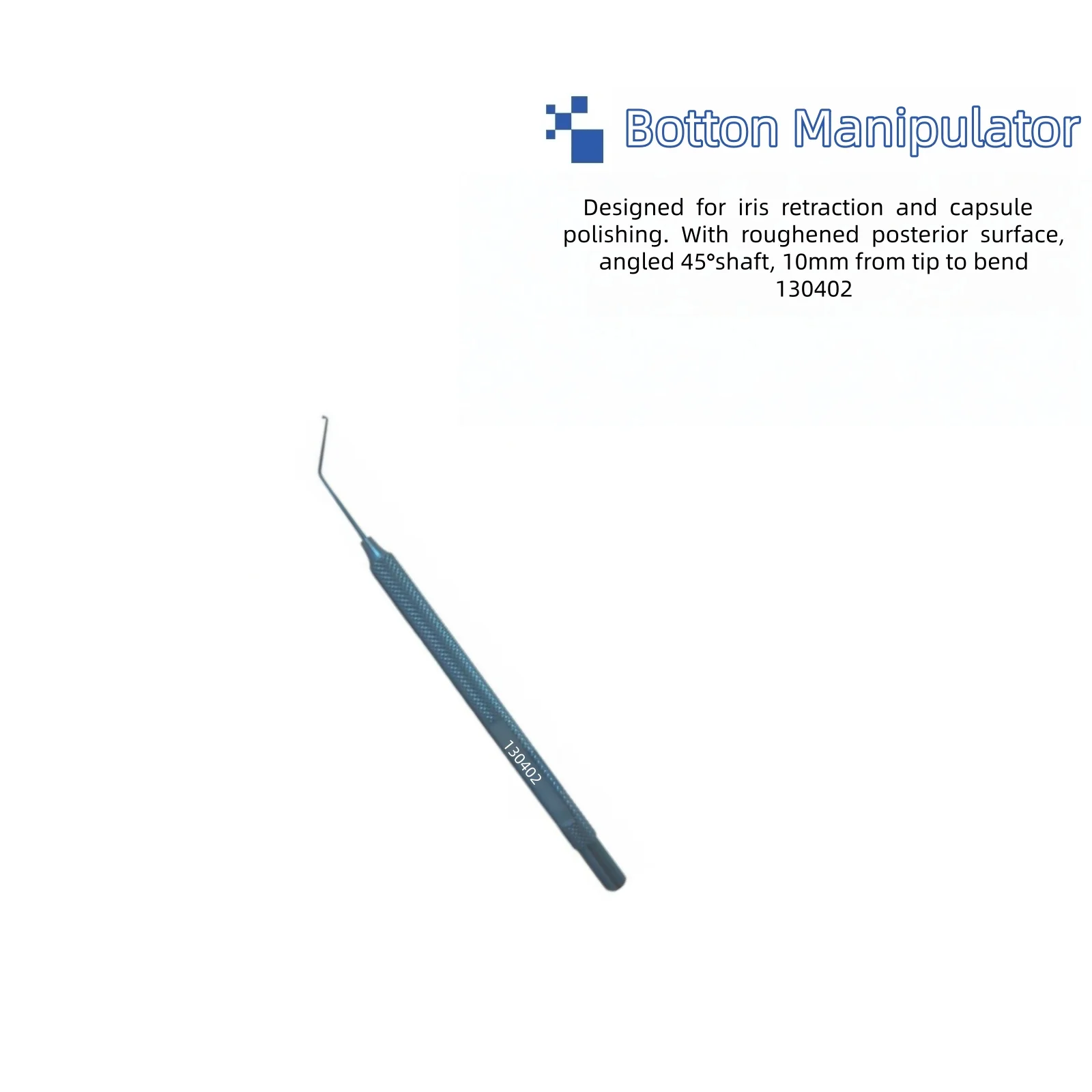 

Botton Manipulator Botton Manipulator Stainless Steel Ophthalmic Surgical Instrument for Eye Surgery and Intraocular Procedures,