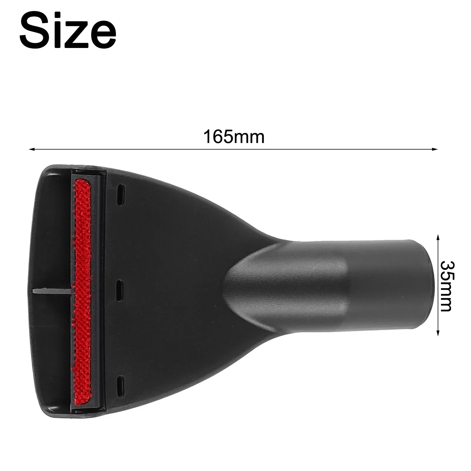 หัวฉีดทำความสะอาดร่องปากแบน1ชิ้นหัวฉีดทำความสะอาดร่องโซฟาอุปกรณ์เสริมสำหรับเปลี่ยนเครื่องดูดฝุ่น