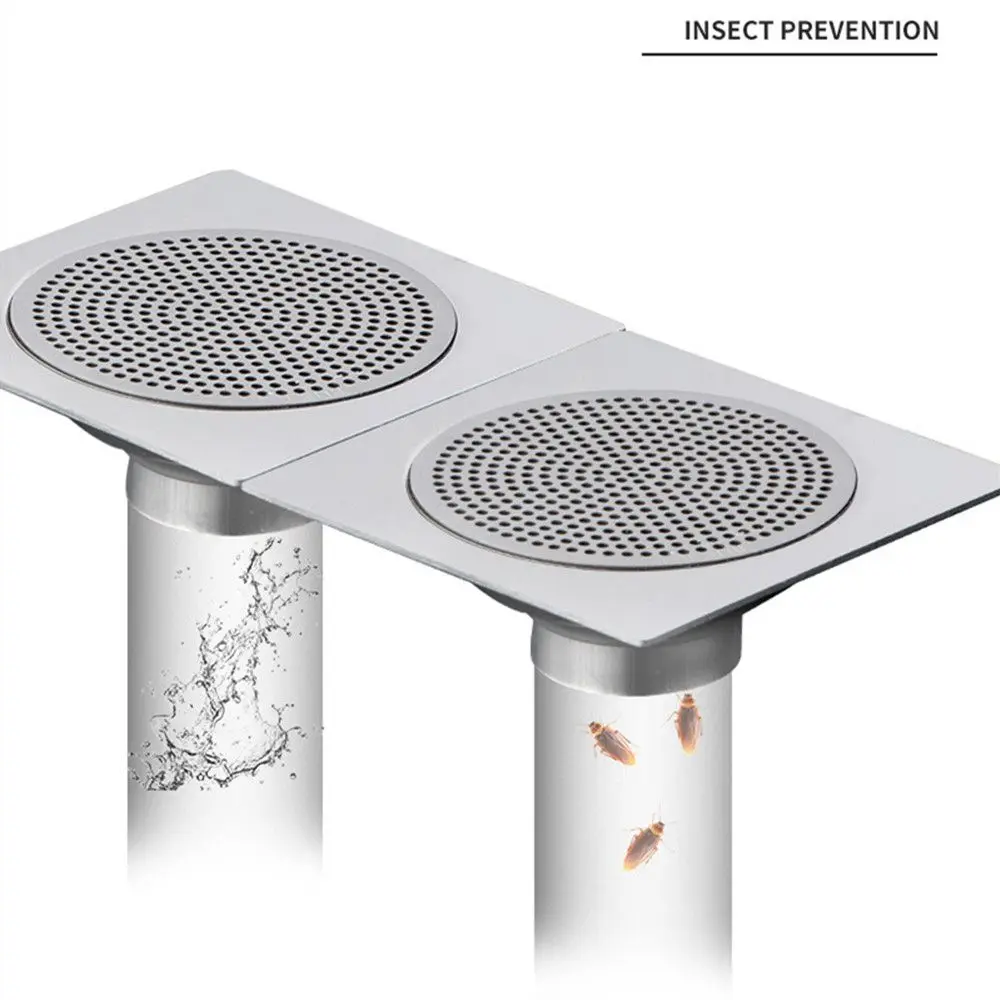 Sewer Stopper Shower Drain Cover Colander Bathroom Tool Floor drain pad Sink Strainer Hair Filter Drains Cover