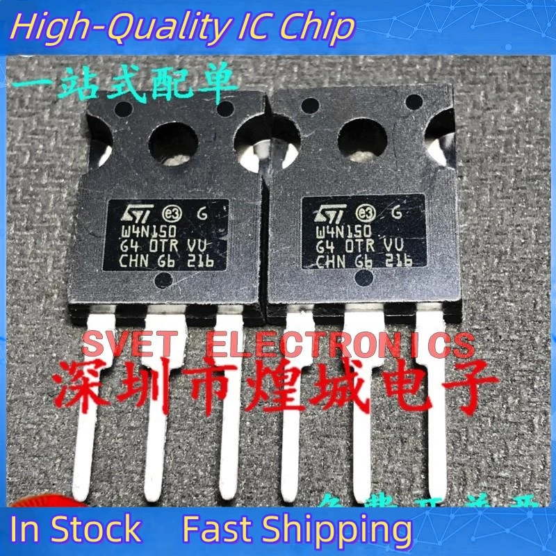 10PCS-50PCS  STW4N150 W4N150  TO-247 1500V 4A   Original In Stock   Can Be Purchased