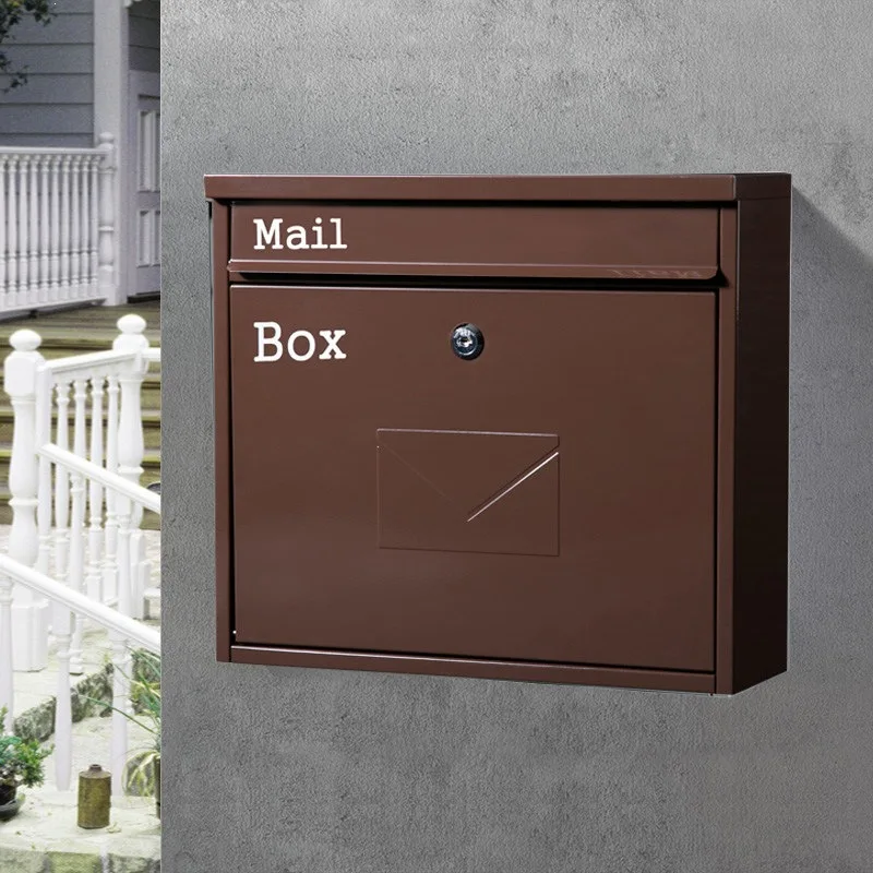 PYH Graphic logo mailbox Outdoor community wall-mounted suggestion box Complaint suggestion box mailbox with lock