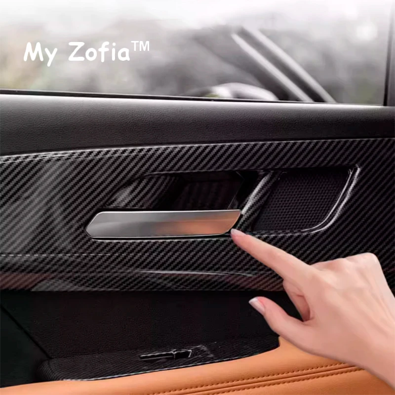 For Haval H5 2023 2024 2025  Central Control Panel Center Console Frame Cover Trim Carbon fiber Door Cover Decor Accessories