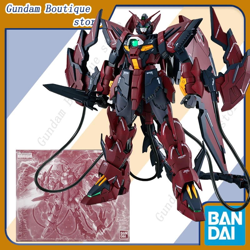 Bandai Genuine MG OZ-13MS GUNDAM EPYON EW(Sturm Und Drang Unit) Anime Action Figure Robot Collectible Model Toys Gift Children