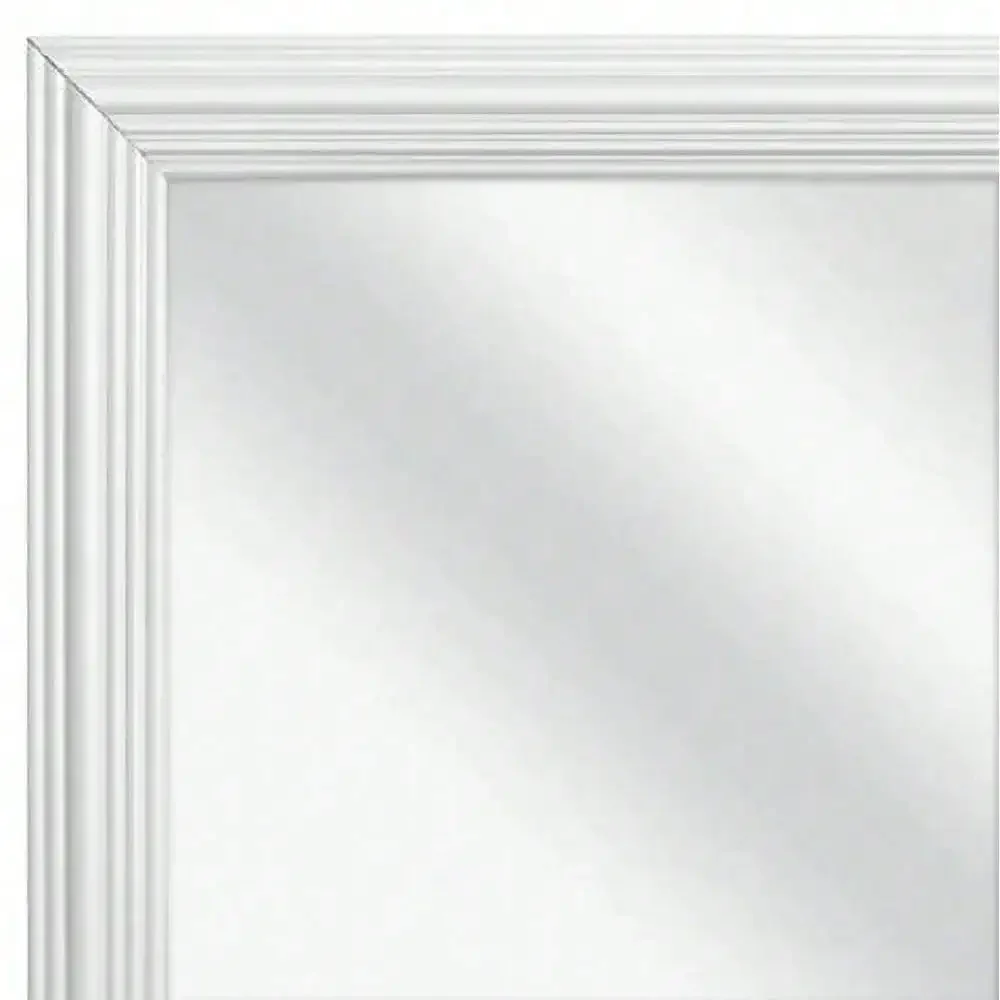 White Over-Door Mirror 4