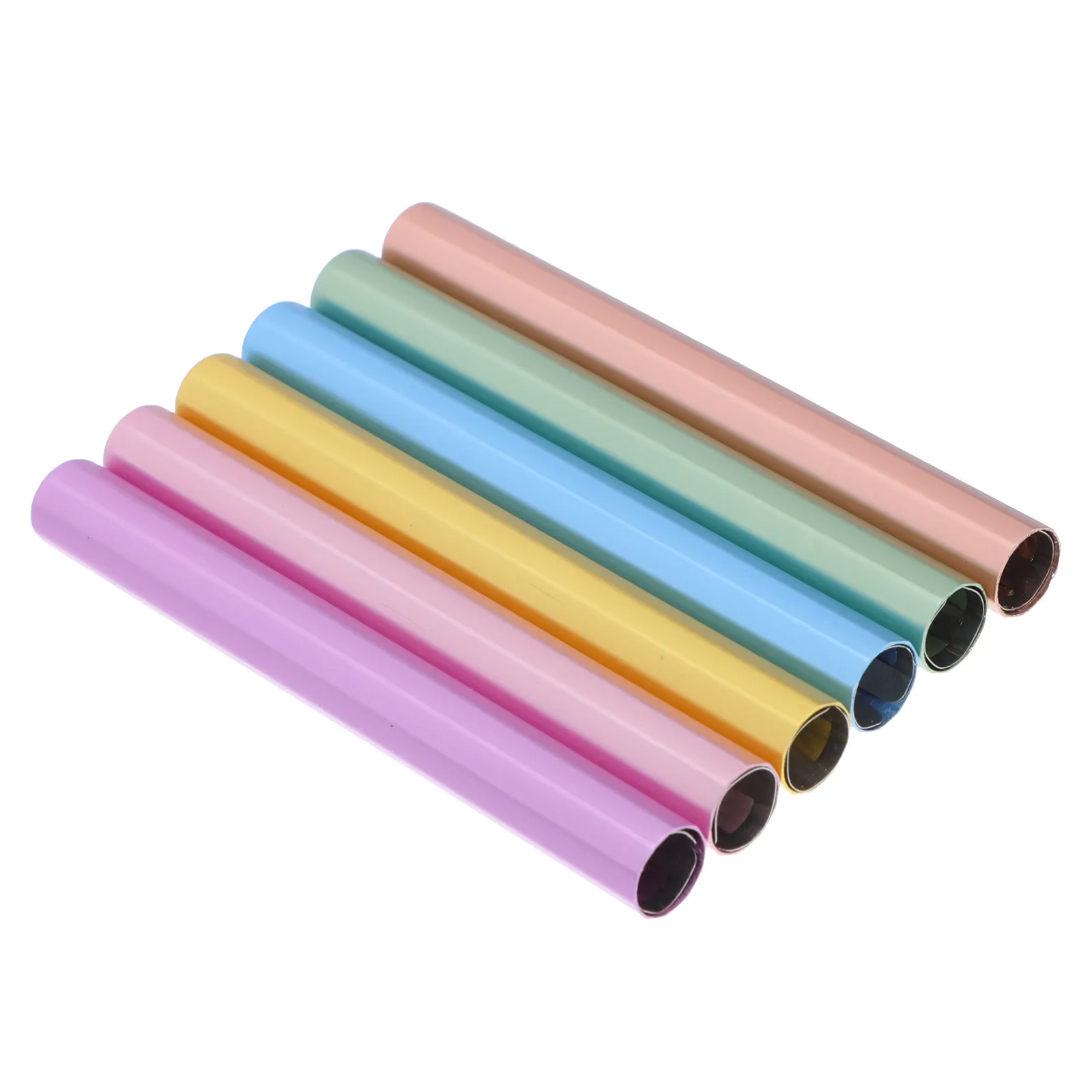 

6Pcs Nail Art Pen Caps Zinc Alloy Metal Manicure Brush Protective Covers Lightproof Nail Pen Extender Caps Manicure Brush Covers