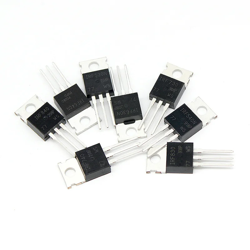 5PCS/Lot High-Performance Power MOSFET Transistors IRFZ44N IRF3205, IRF530N, IRF540, IRF640, IRF730, IRF740, IRF830, IRF840