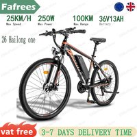 Fafrees 26 Hailong One Electric Bike: 250W Motor, 36V 13Ah Battery, 26 Inch Men's Mountain & City e-Bike