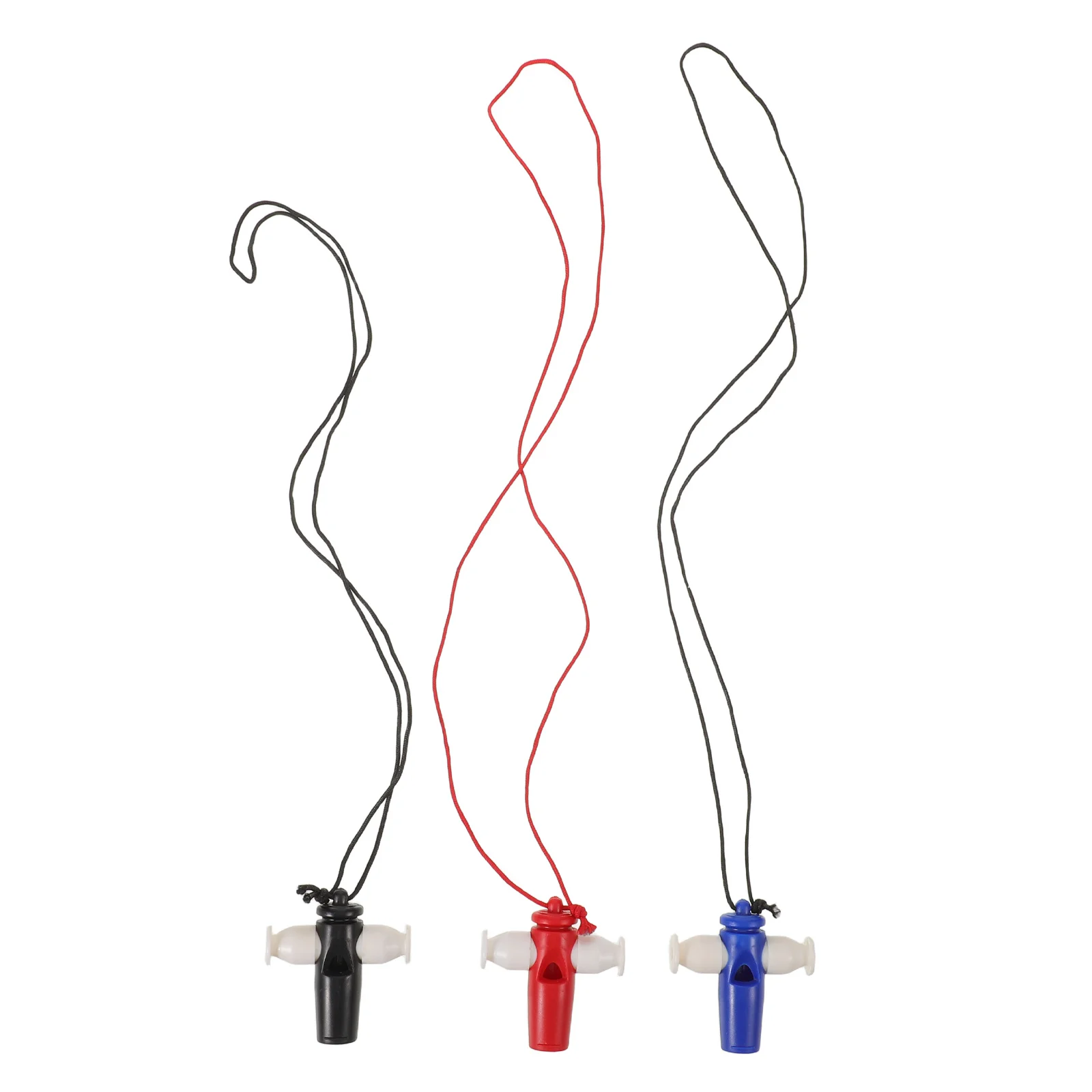 3 قطع من صفارات أورف سامبا البلاستيكية للآلات الموسيقية، صفارات لصالح الحفلات، ممارسة التعليم، محمولة خفيفة الوزن