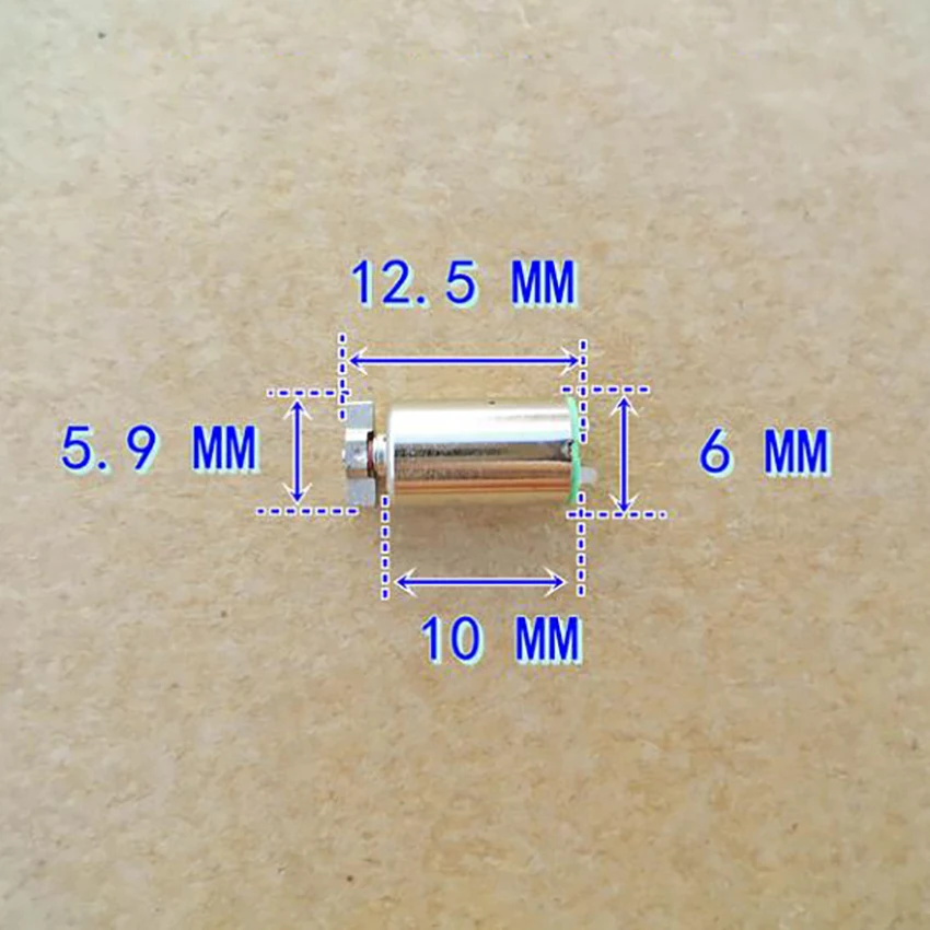 5PCS Micro 610 Coreless Vibration Motor Electric DC 1.5V-3V Small Mini Tiny 6mm*10mm Vibrating Motor Vibrator Massager