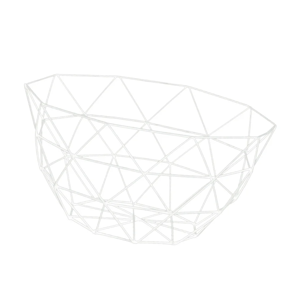 

Snack Storage Basket Wire Fruit Bowl Countertop Gathering Decorative Baskets Metal