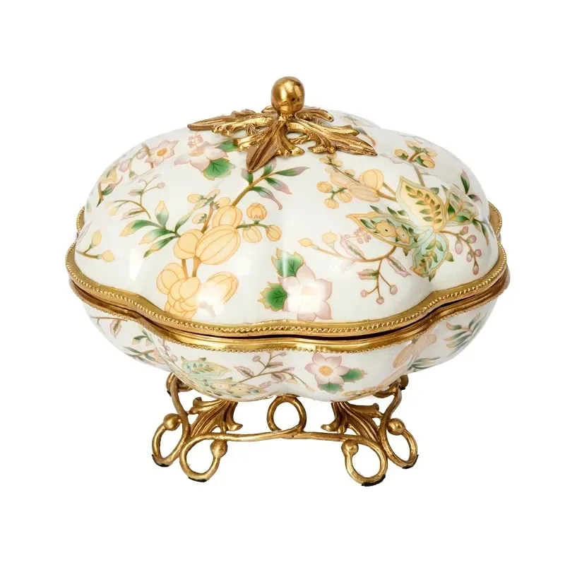 European Style Jewelry Storage Jar Candy Container for Trinkets