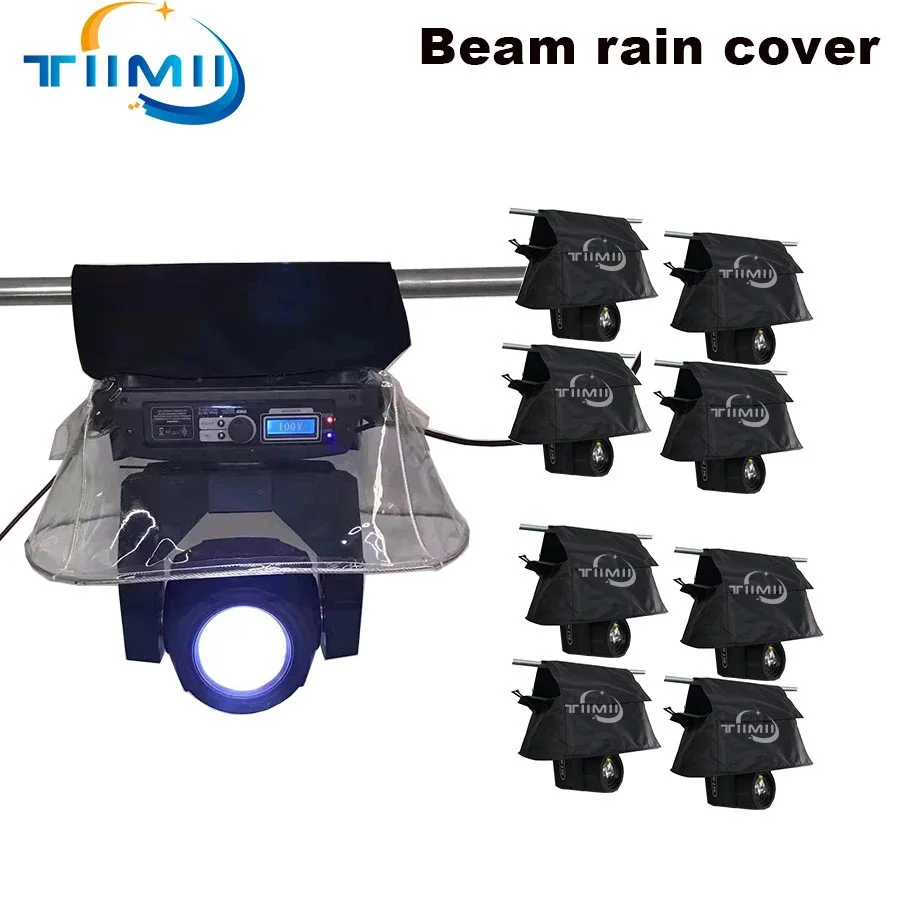 10~40PCS Beam Moving Head Rain Cover Stage Light Use Rain Snow Coat Waterproof Covers With Transparent Crystal Plastic