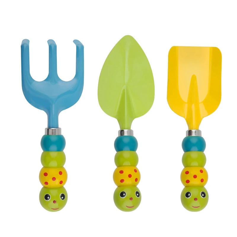 1 Set Design Shovel Rake Beach Toy Summer Seaside Dig Sand Kids Mini Garden Tool Kit Children Birthday Gift