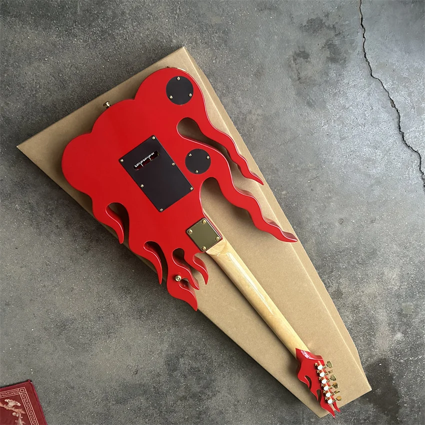 Inventory, new flame electric guitars, tiger patterned piano painted electric guitars, wholesale and retail