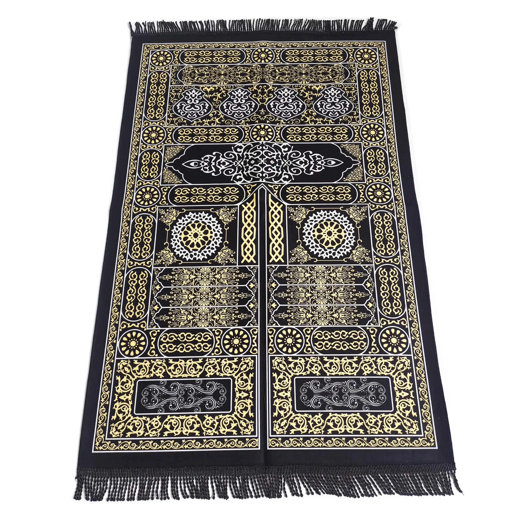 Muslim Prayer Mat Velvet Pray Rug Portable Sala Sejadah Hajji Janamaz Romadan Gift Mats