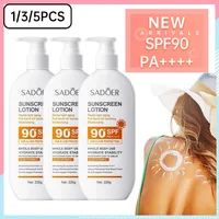 SPF90 PA+++ Protección solar UVA/UVB para todo el cuerpo Protector solar refrescante antienvejecimiento Bloqueador solar de protección UV de aloe vitamina E