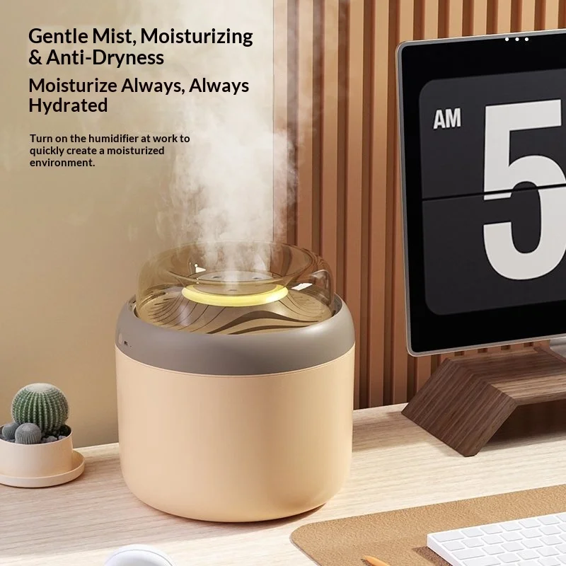 Youpin 4L humidificateurs d'air grande capacité muet arôme huiles essentielles diffuseur trois ports pulvérisation eau veilleuse humidificateur