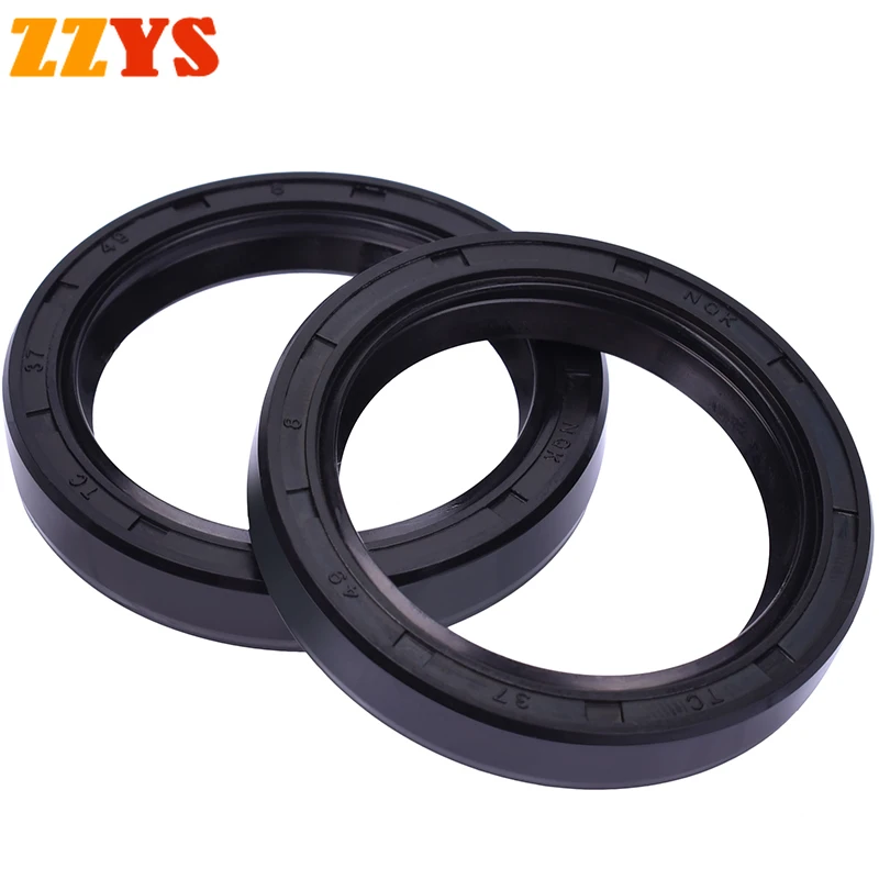 37x49x8 1100cc Motorcycle Front Fork Oil Seal 37 49 Dust Cover For YAMAHA XS1100 XS 1100 OEM 2H7-23145-01 37*49*8 XJ900R XJ900F