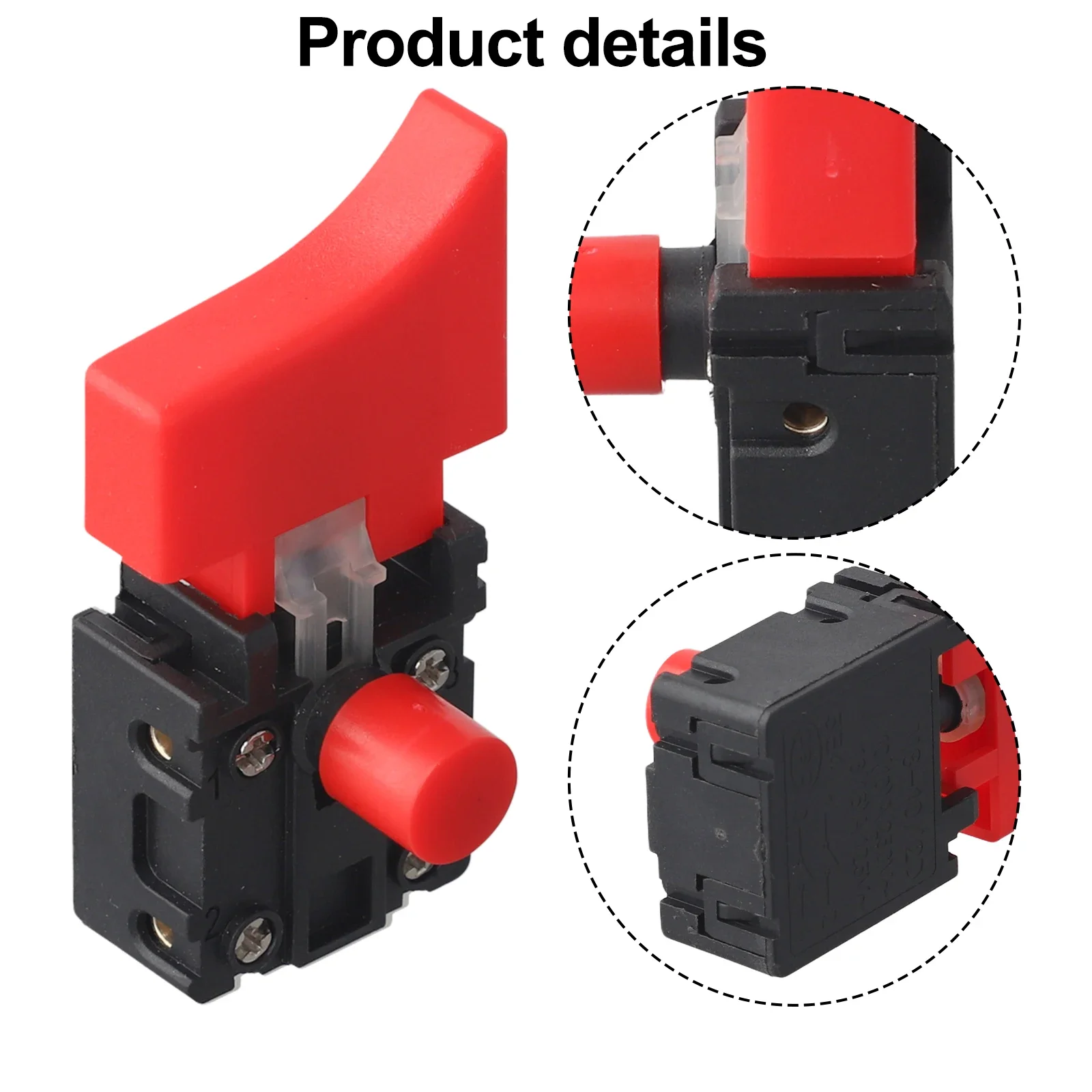 For Power Tools Power Tool Switch Trigger Switch For Home Repairs For Power Tool Usage Black Hand Tool Set Push Button Operation
