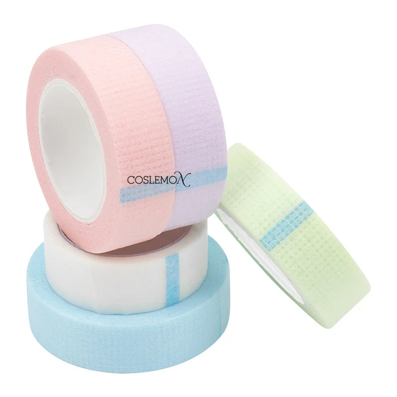 2 Rolls Lash Tape Eyelash Extension Tape 4.5m Breathable Micropore Fabric Sticker Eye Make Up Tool Eyelash Extension Supplies