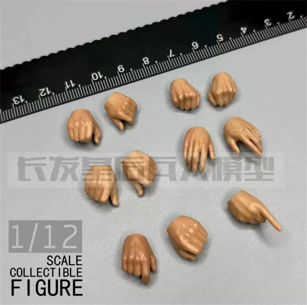 1/12th Kraken Studio The Walking Dead Series Man Bare Hand Types 11PCS/SET PVC Material For 6